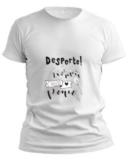 Camiseta Adulto Manga Curta Branco