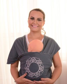 Sling Aconchego – Cinza Chumbo
