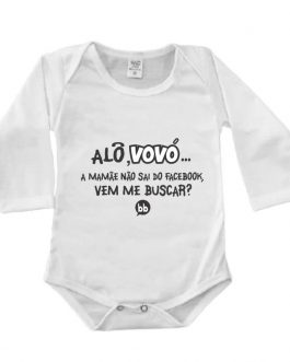 Body Manga Longa Canelado Branco – Alô Vovó