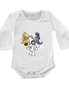 Body Manga Longa Canelado Branco – Doki