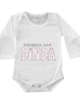 Body Manga Longa Canelado Branco – Querida da Dinda