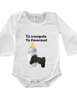 Body Manga Longa Canelado Branco – Tá Tranquilo